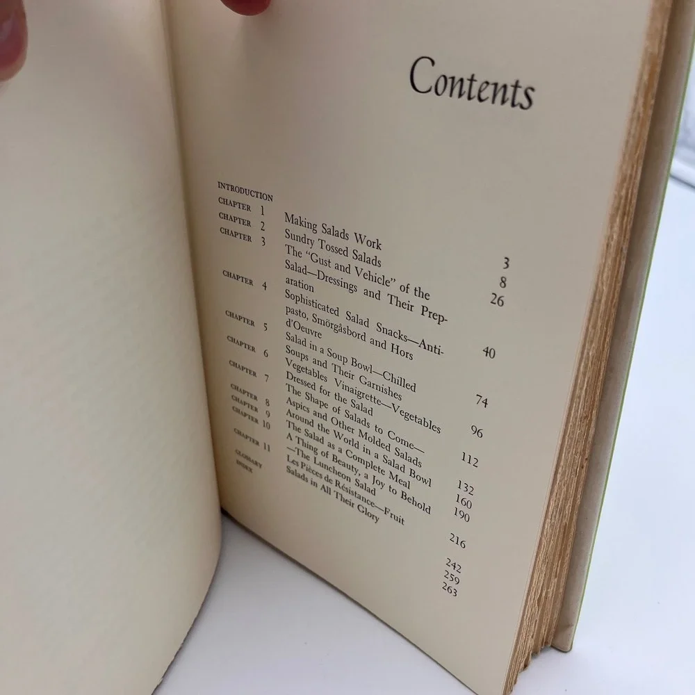 The Complete Book of Salads Beryl Marton 1969 Hardcover Vintage Cookbook Random